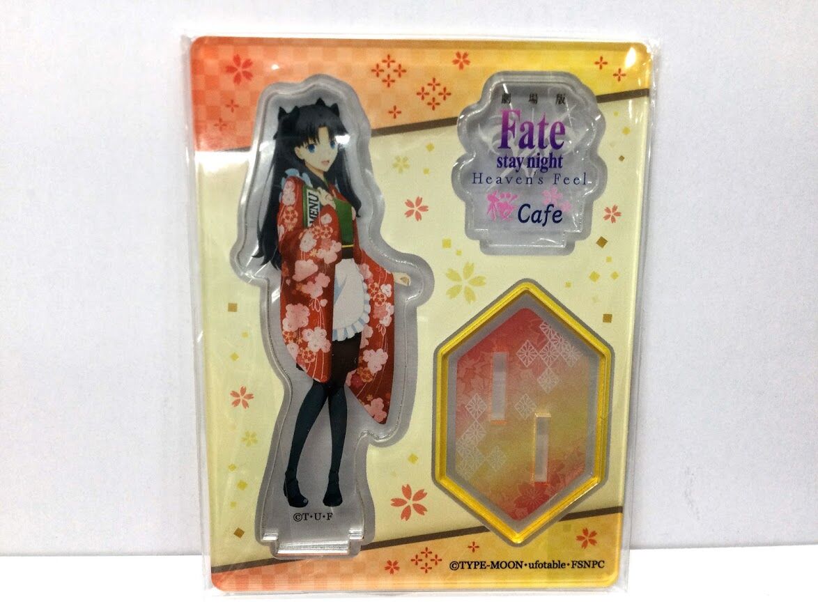 正規品直輸入 Fate 遠坂凛 桜カフェ アクリルスタンド おもちゃ Nxfyleiqtf