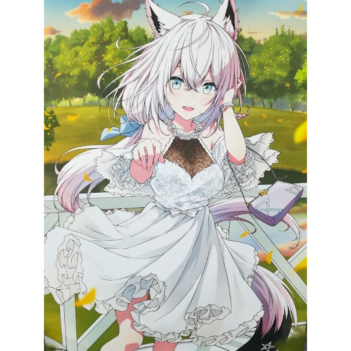 お気に入り】 ホロライブ 白上フブキ A2タペストリー ローソン限定