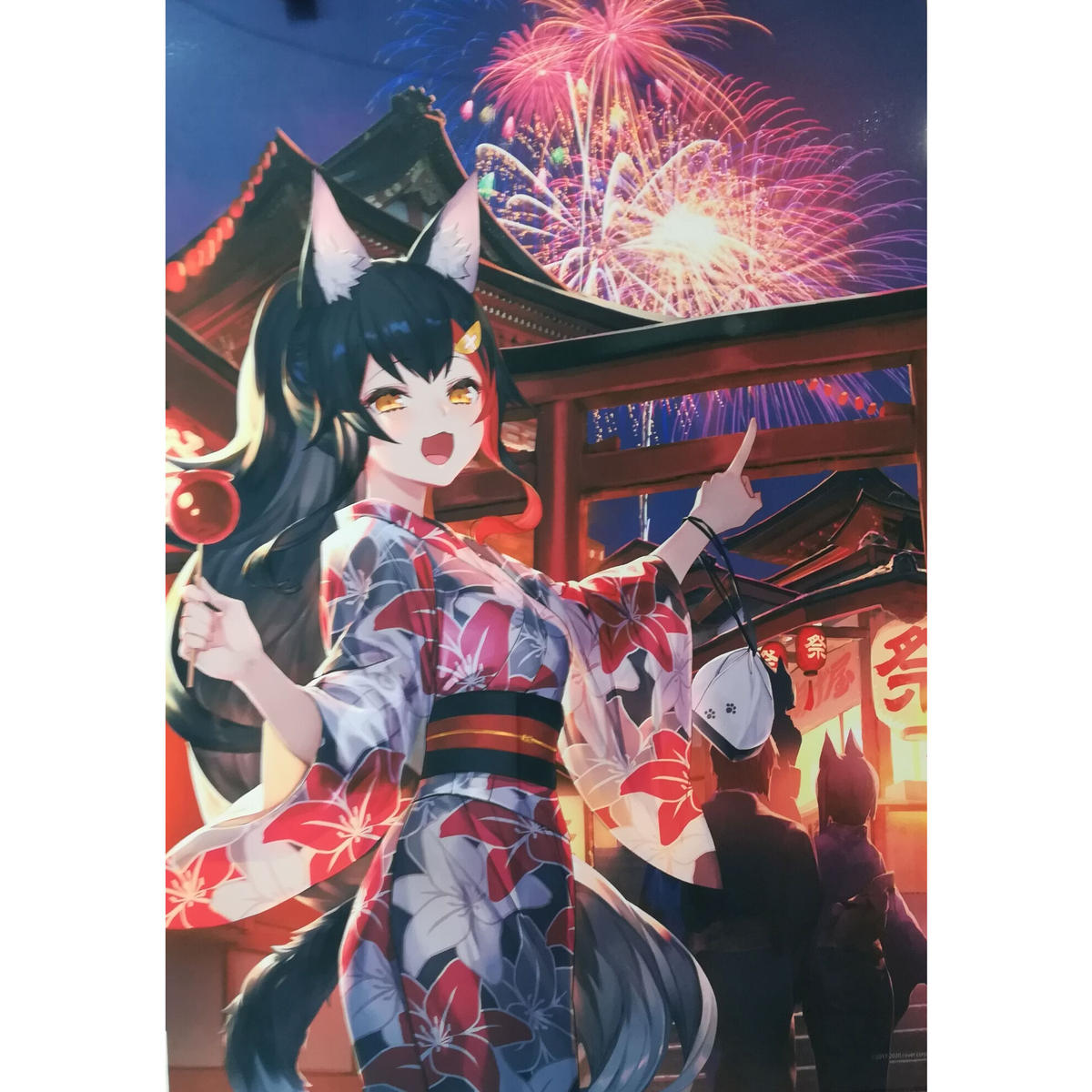 ホロライブ 大神ミオ B2タペストリー torino