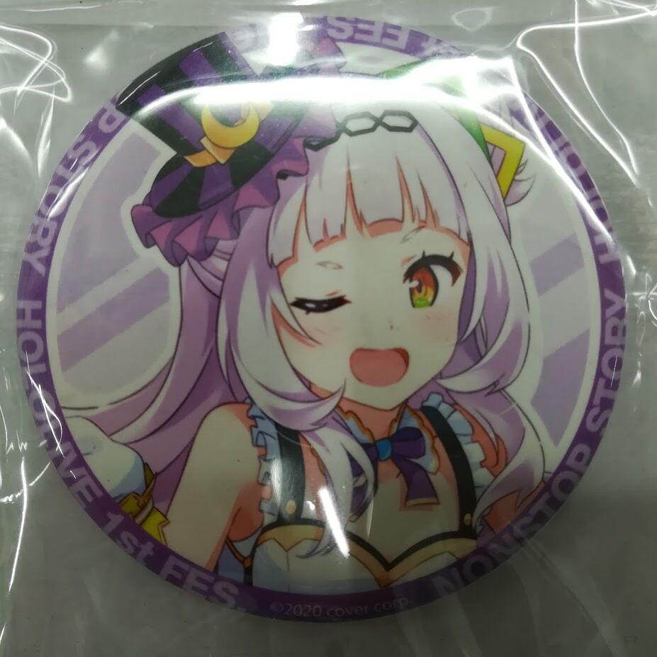 ホロライブ 紫咲シオン 缶バッジノンストップ・ストーリー