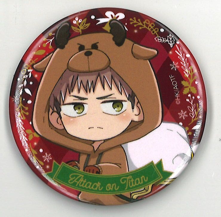 進撃の巨人 キャラウムカフェ ジャン・キルシュタイン 缶バッジ
