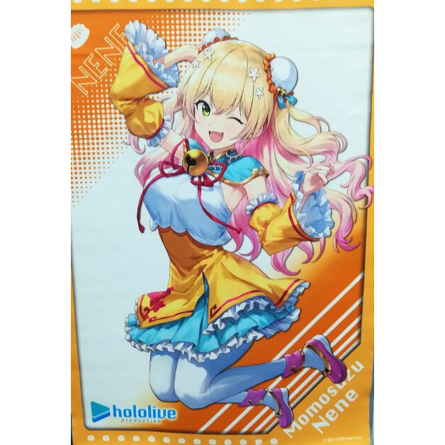 訳あり】 ホロライブ 桃鈴ねね タペストリー ウェディング