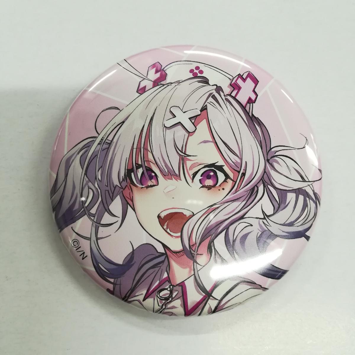 正規取扱店】 健屋花那 白雪巴 缶バッジ revecap.com