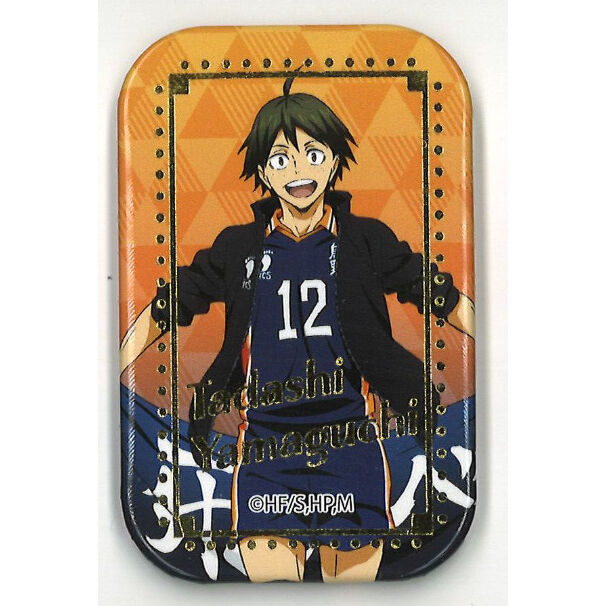 ハイキュー スクエア缶バッジ 横断幕イラスト 山口忠 K Books 秋葉原