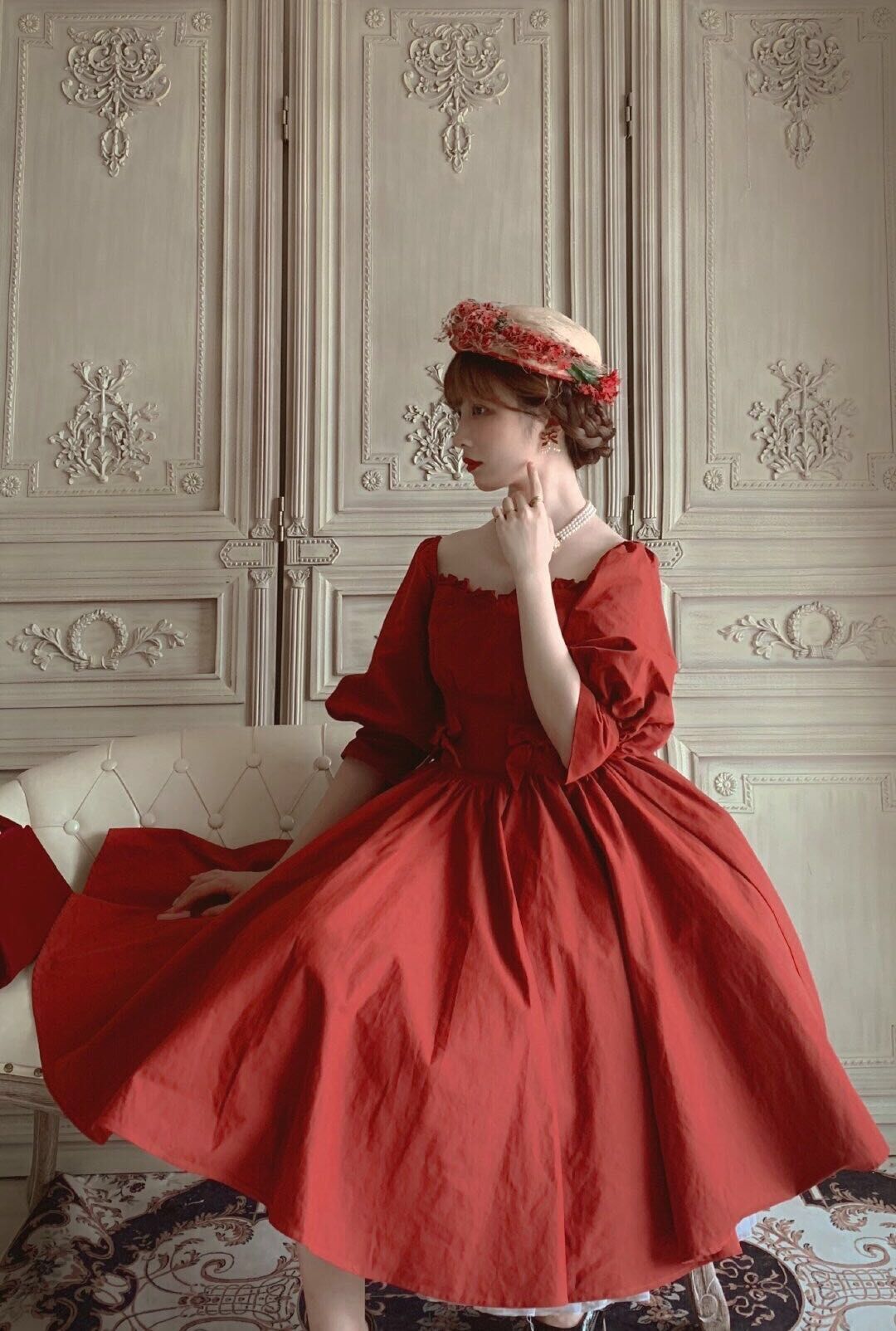 ロリータ ワンピース ドレス ロング丈 ゴスロリ 優雅 上品 エレガント Alice Doll