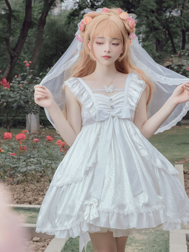 黒-蝶] ロリータ ゴスロリ 森ガール ドレス ワンピース 可愛い 限定版