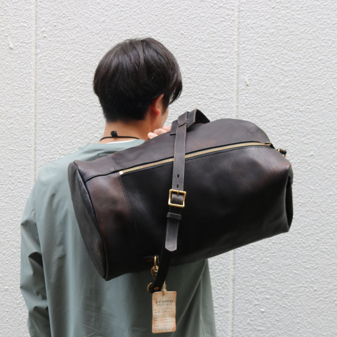 Download VASCO VS-200L 【 LEATHER DUFFLE BAG 】CAMEL | a...