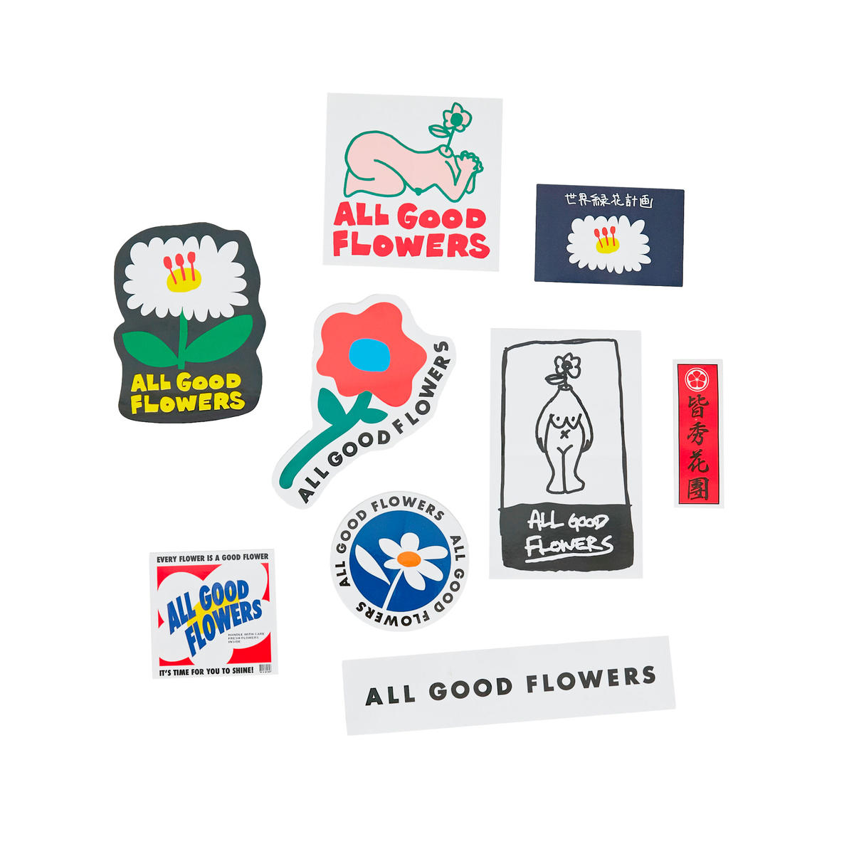 ALL GOOD STICKER | ALL GOOD FLOWERS STORE