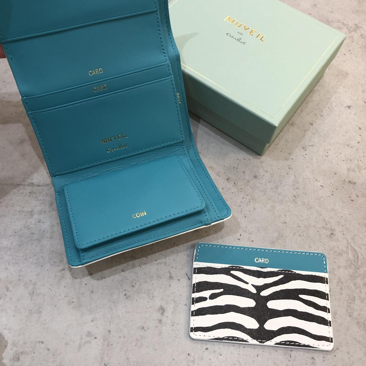 楽天市場】♀【新品】MUVEILミュベール ミニ財布 三つ折り財布