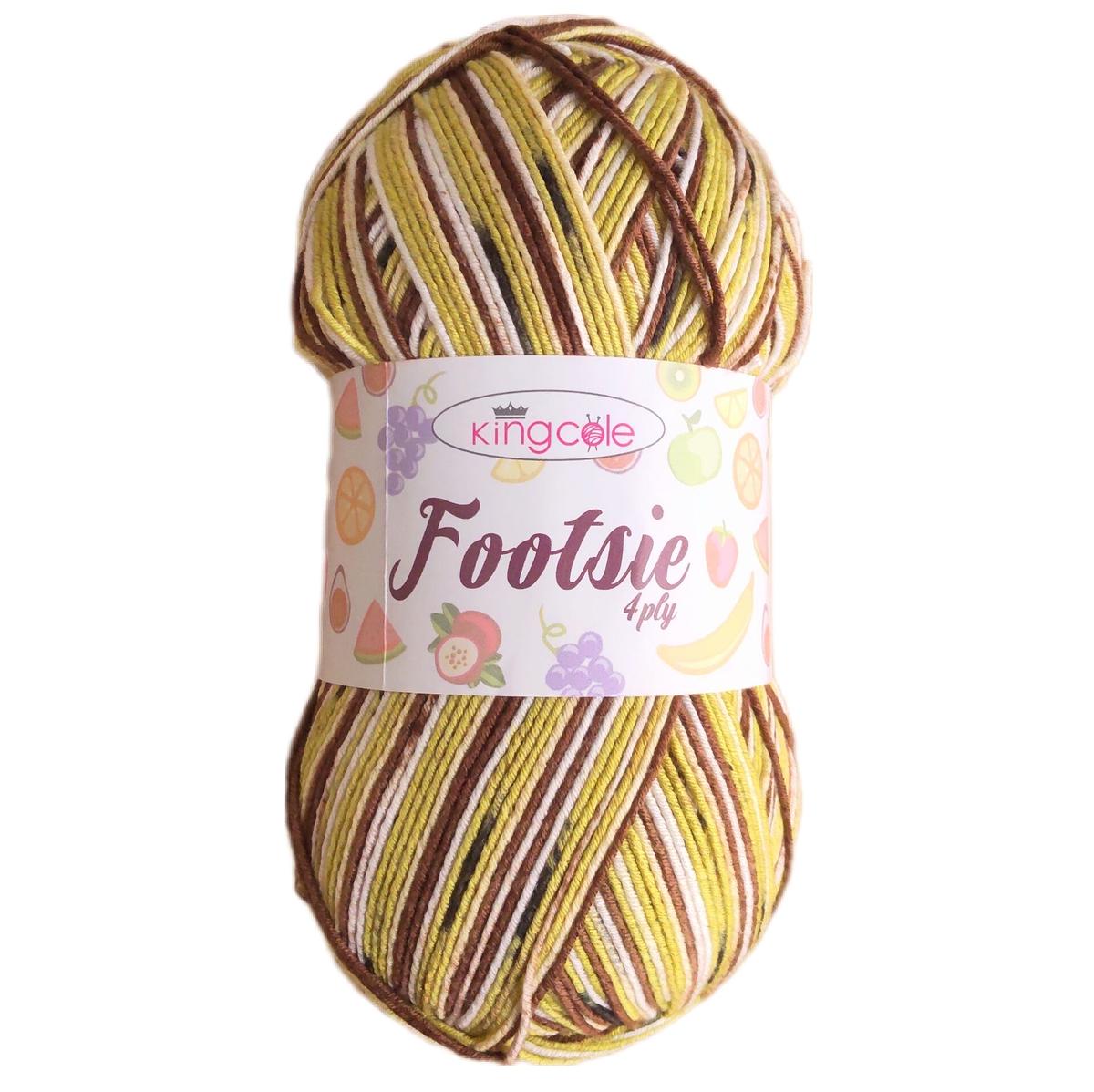 King cole キングコール Footsie 4ply ソックヤーン 毛糸 
