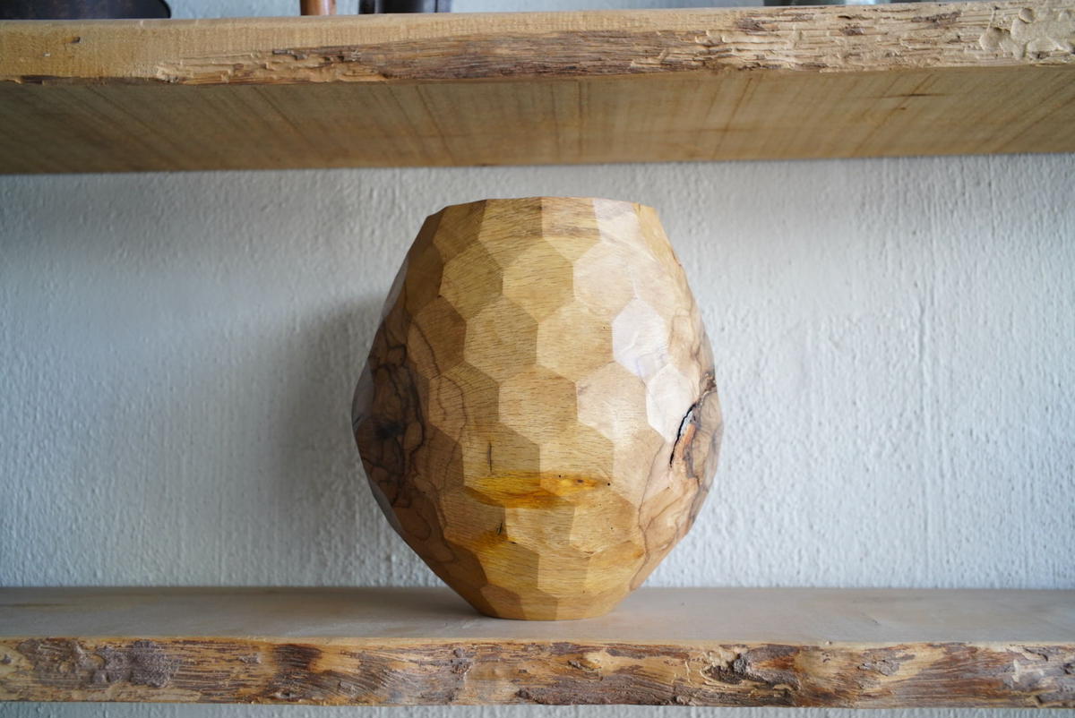 業界No.1 盛永省治 wood vase by SHOJI MORINAGA 花器 staronegypt.com.eg