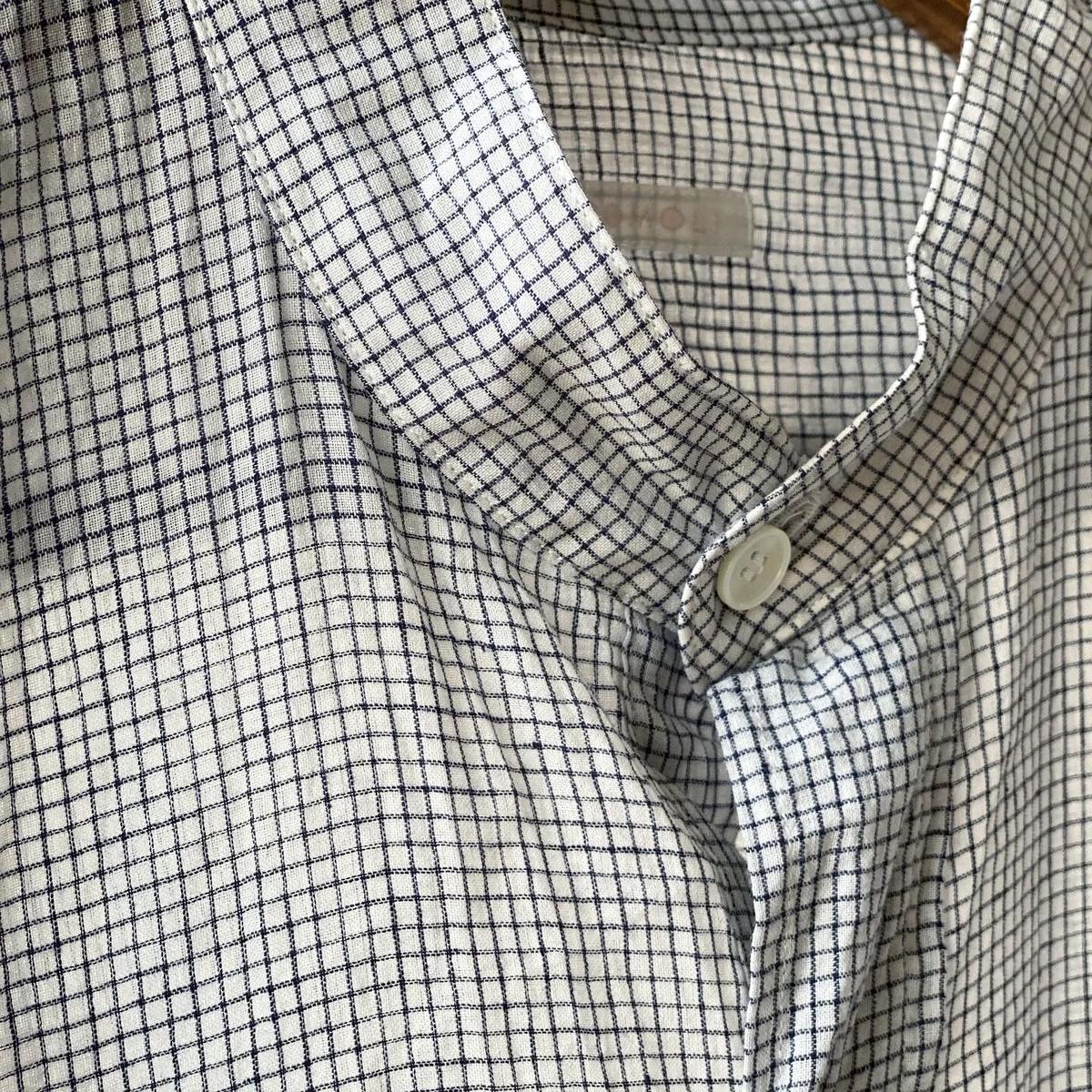 COMOLI KHADIコットン プルオーバーシャツ | Less Higashikawa