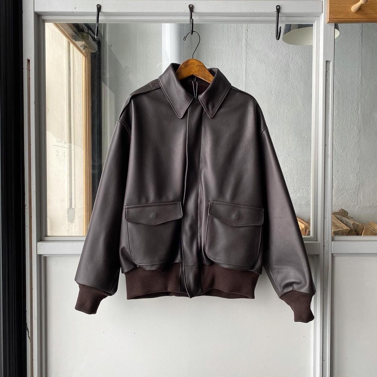 21ss/希少】comoli シープスキン ジャケット size2 - ブルゾン