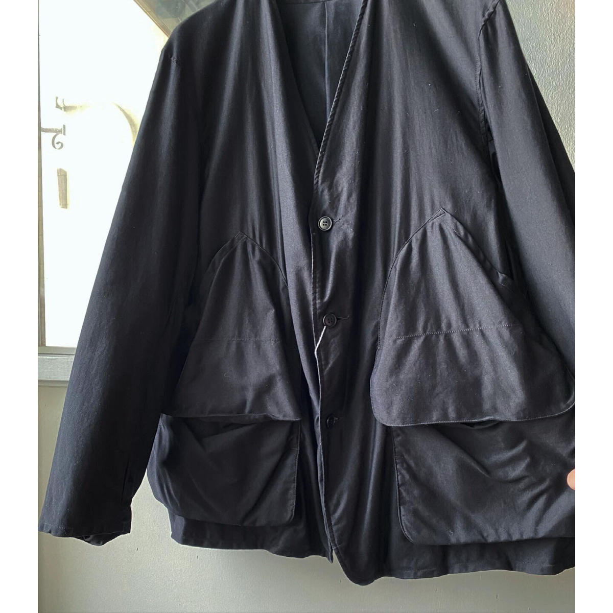 種類豊富な品揃え 美品 2 コットンサテンハンティングジャケット 21SS オンラインストアセール comoli 21ss コットンサテンハンティングジャケット&パンツ セット美品 テーラードジャケット