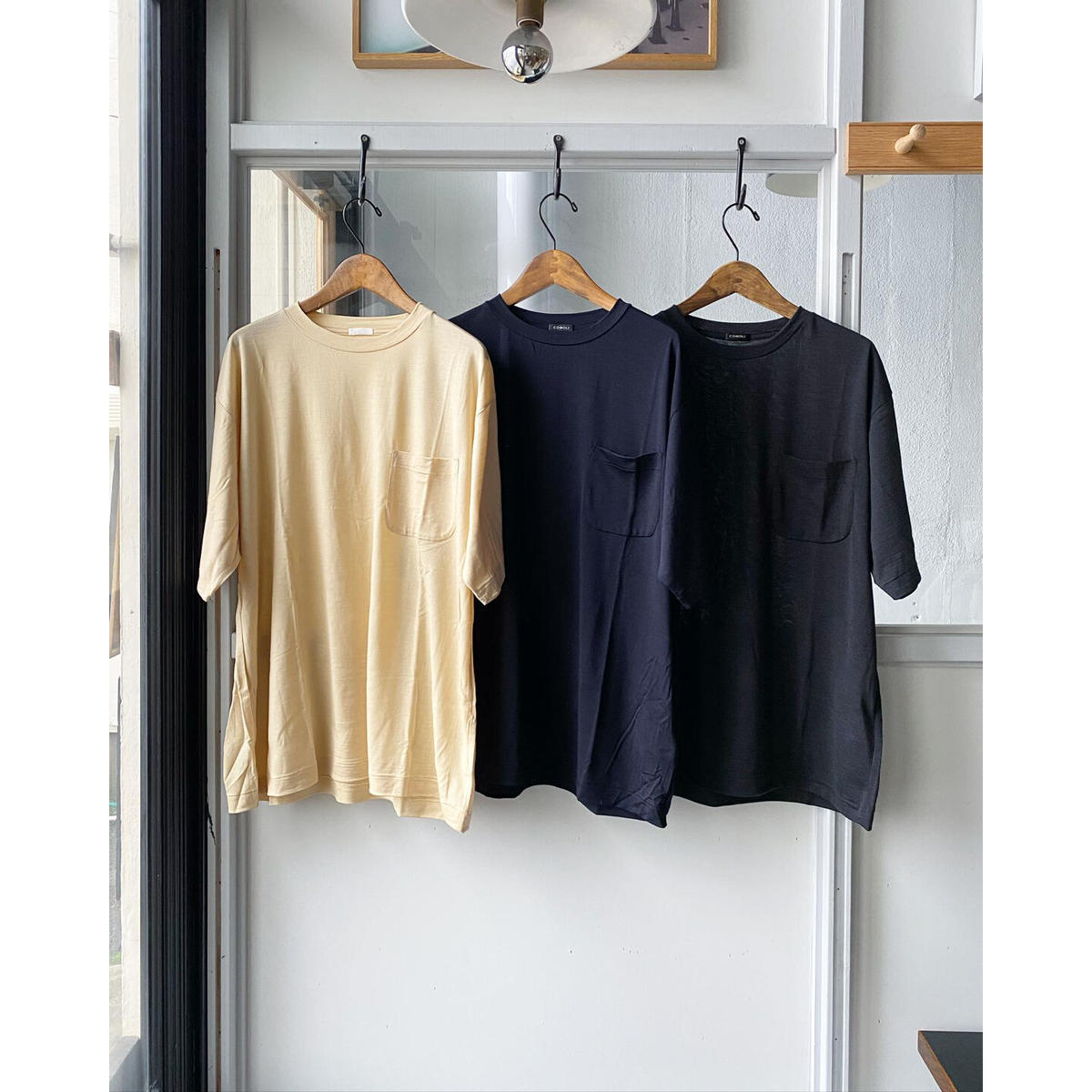 COMOLI ウール天竺 Tシャツ | Less Higashikawa