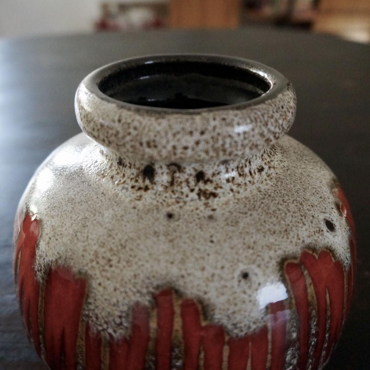 西ドイツ　ビンテージ花瓶　fatlava Scheurich Lora Fat Lava 花瓶 | Scheurich ”Lora” 242 22 | PolePoleDecor