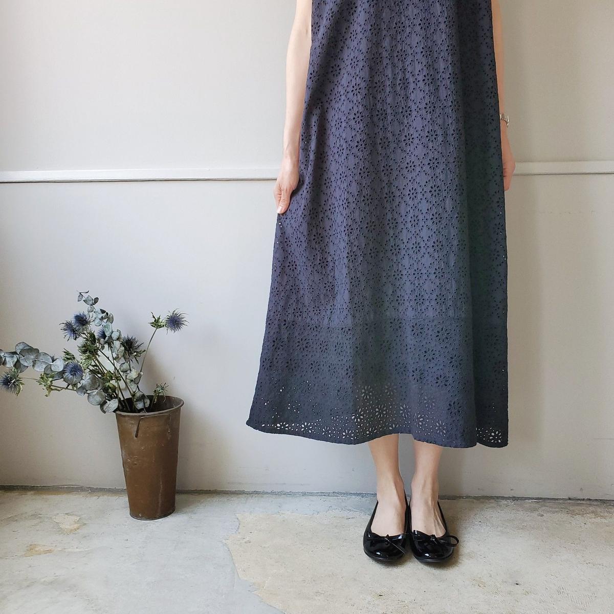 T ポイント5倍 ユニ 花柄 刺繍ブラウスロングワンピース コットン Yuni ワンピース Theweeklyjuicery Com