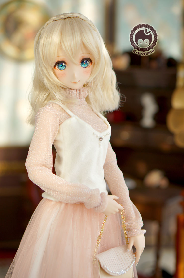 Dd Sd Dds Dddyサイズ ドール 洋服 清楚 ロングスカートセット ピンク A