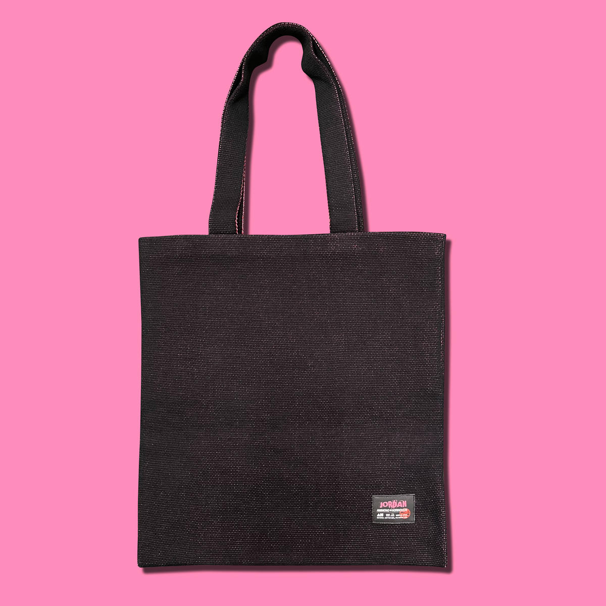 JORDAN Knit Tote Bag with Badge AMIMONO☆HORIN...