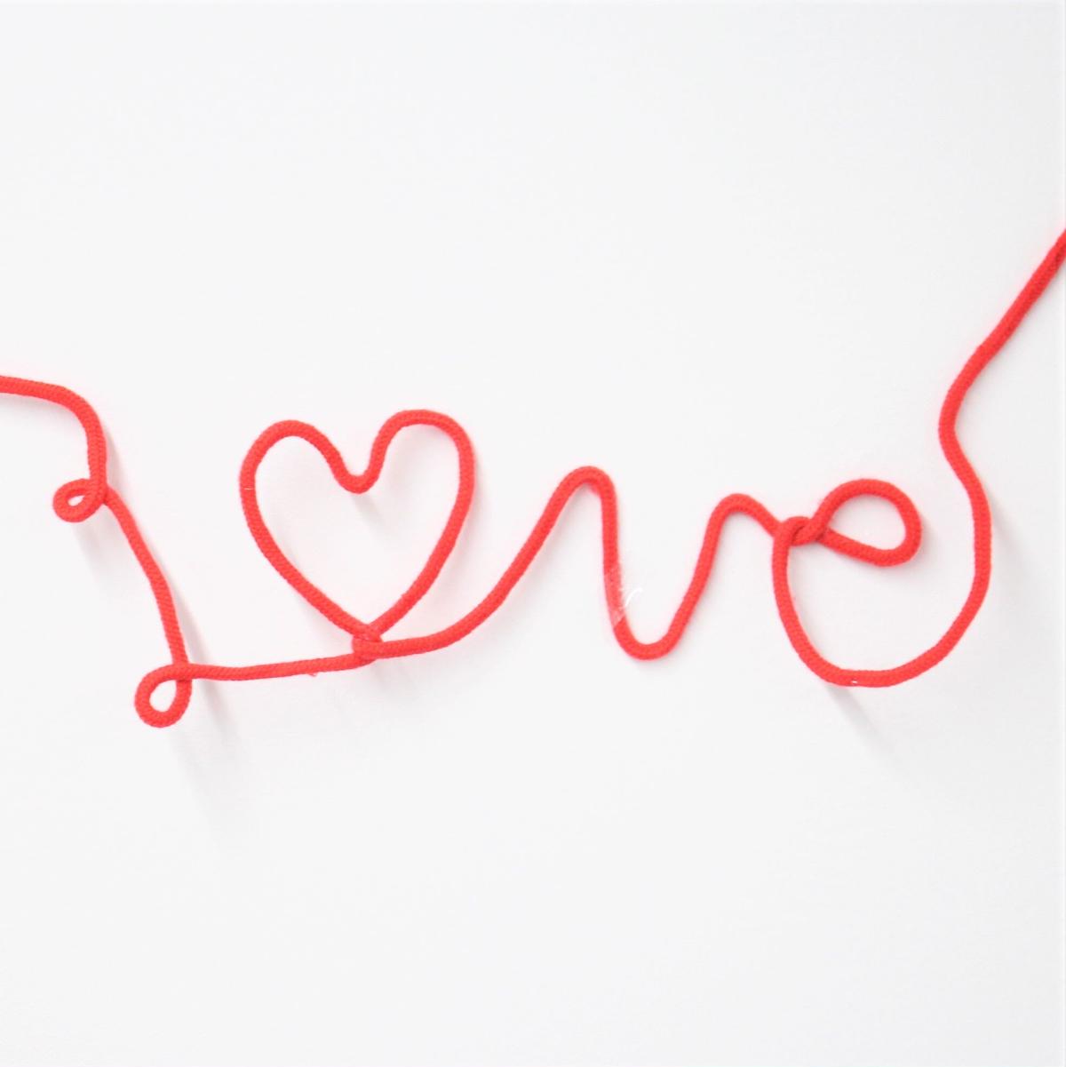 入荷中 前撮り小物 Love 運命の赤い糸 ラブ ハート フォトプロップス フォーマル