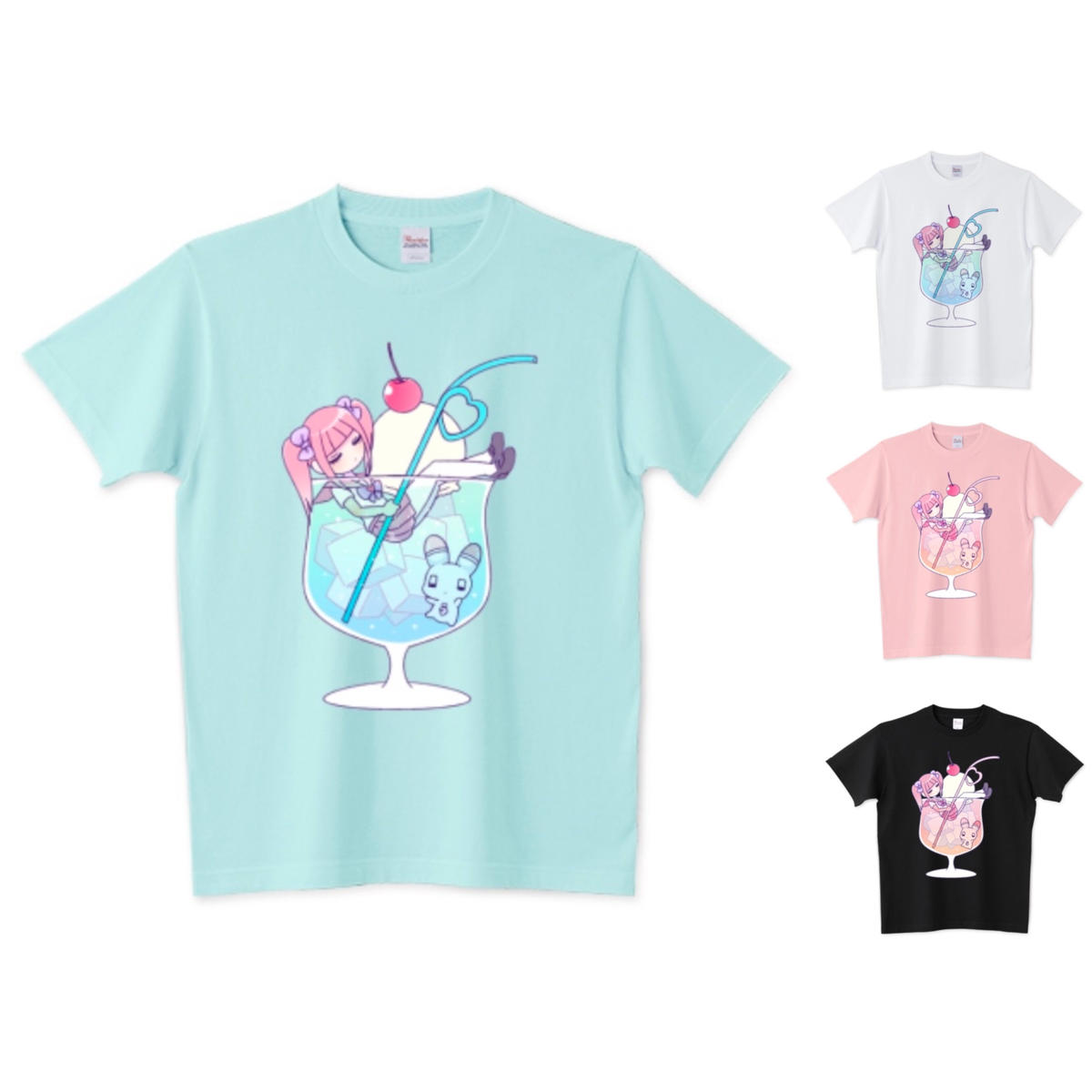 Menhera Chan Cream Soda Tshirt atelier M.U o...