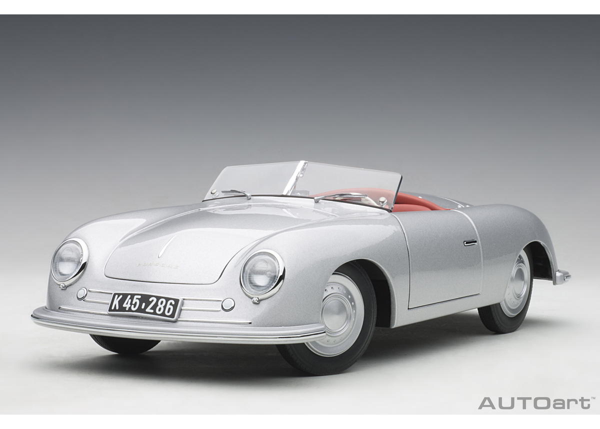 AUTOart 1/18 ポルシェ 356 No.1 シルバー ダイキャスト仕様 ダイキャストカー ポルシェ 356 ナンバー1 シルバー 1/18