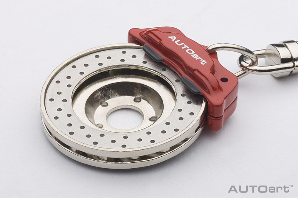 AUTOart ブレーキディスク キーチェーン エボリューション （レッド