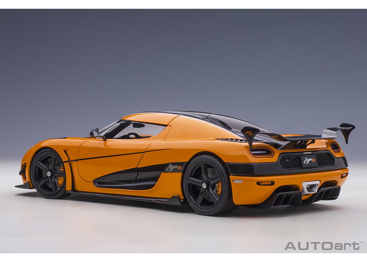 Autoart 1 18 ケーニグセグ アゲーラ Rs オレンジ カーボンブラック 790