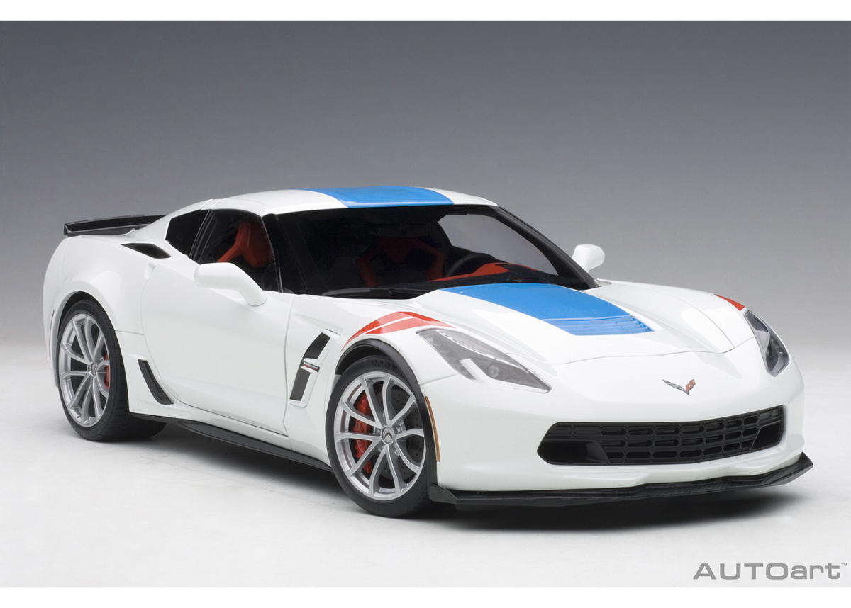 AUTOart 1/18 シボレー コルベット (C7) グランスポーツ (ホワイト