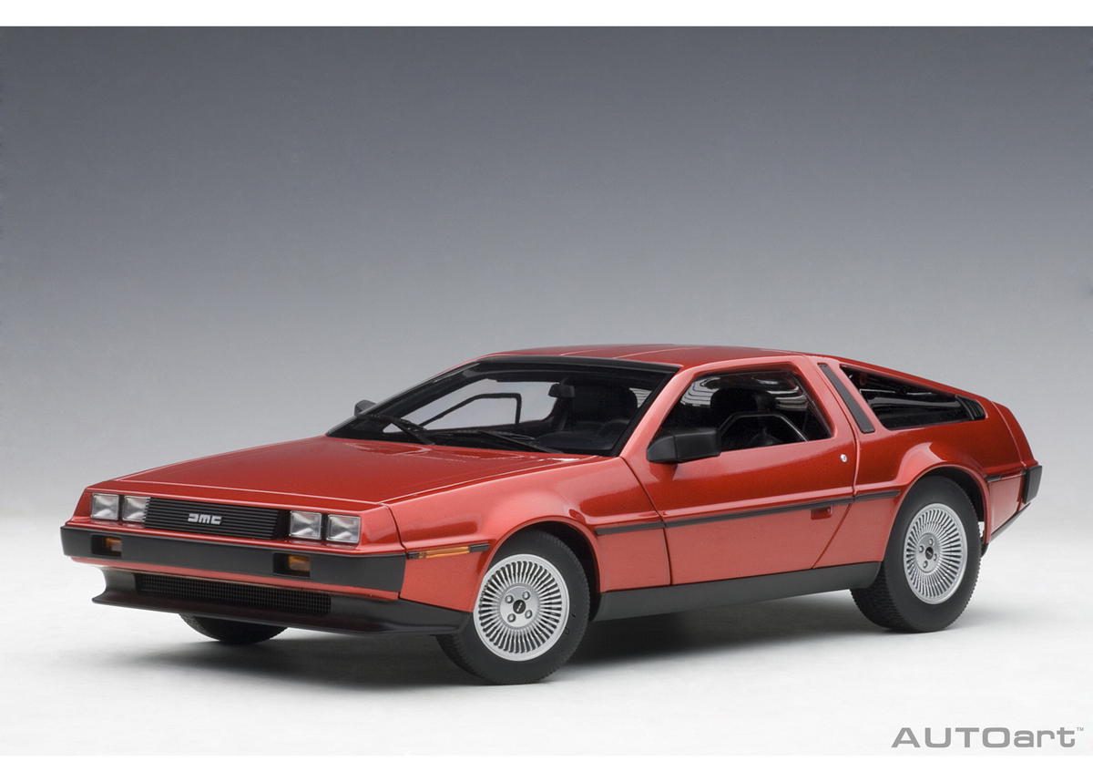 HC303) AUTOart(オートアート) ダイキャスト 1/18 デロリアン DMC-12