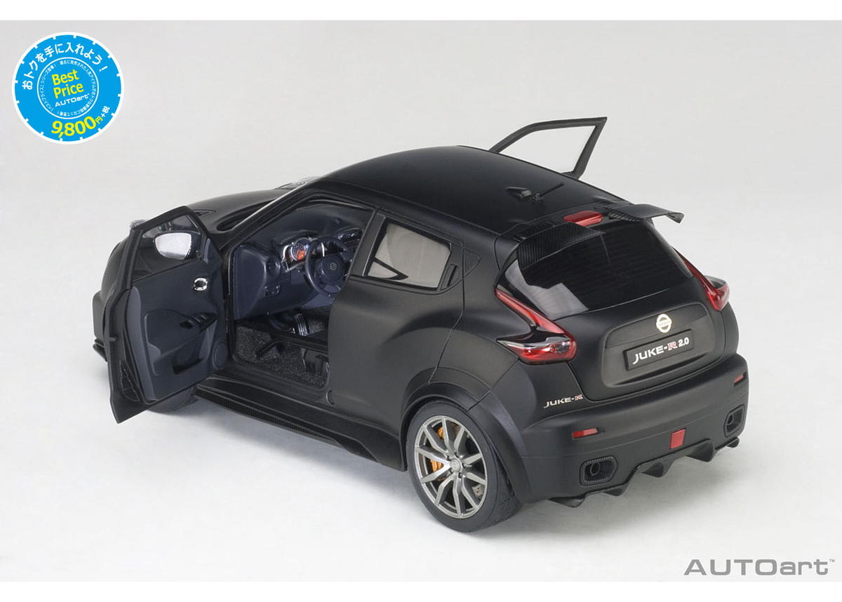 Autoart 1 18 ベストプライス 日産 ジュークr 2 0 マット ブラック