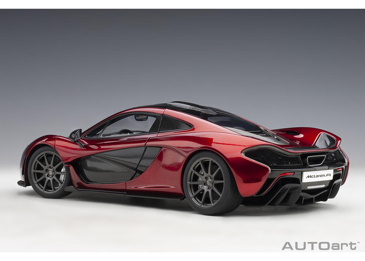 Autoart 1 18 マクラーレン P1 メタリック レッド Auto