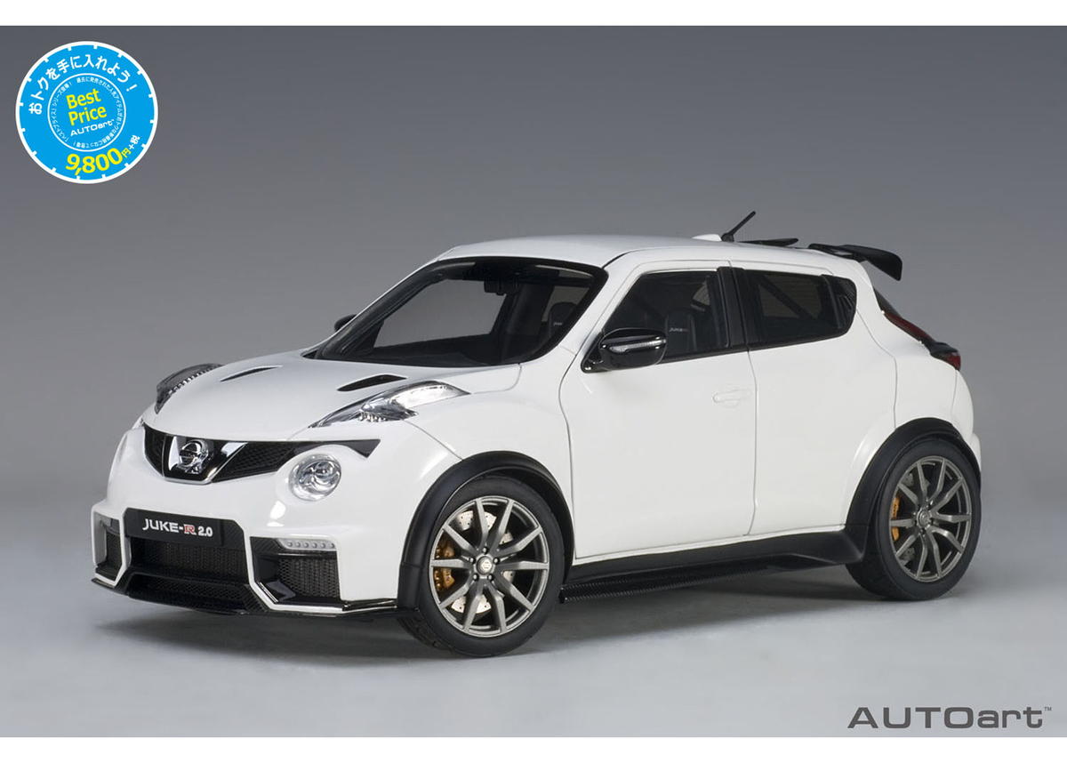 Autoart 1 18 ベストプライス 日産 ジュークr 2 0 ホワイト 385