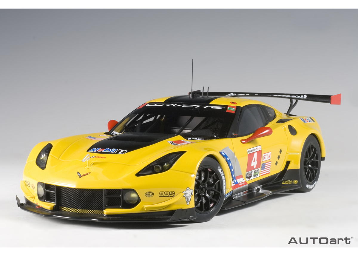 AUTOart 1/18 シボレー コルベット C7.R 2016 #4 (ライム・ロック ...