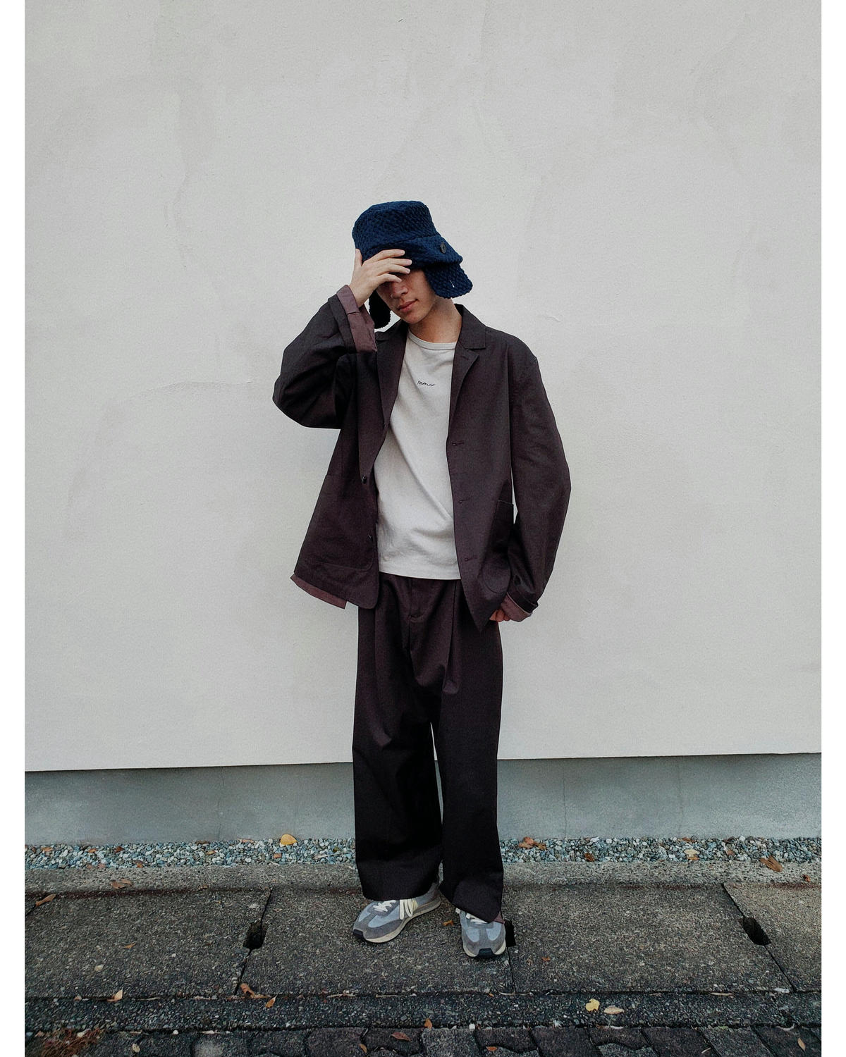 Rich i 22AW uncle tuck tapered trousers-