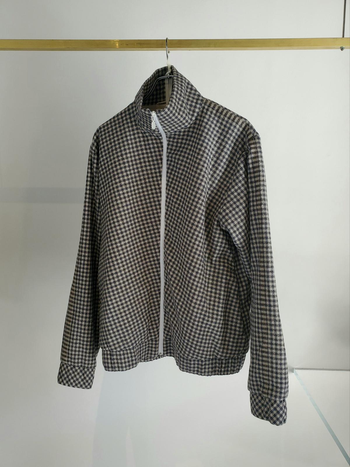 TOZAOU/トザオウ/mimi Track Jacket/トラックジャケット/ジャージ/コットン/グレ- TOZAOU/トザオウ/mimi Track Jacket/トラックジャケット