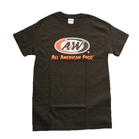 A&WロゴTシャツ:ブラウン | A&W Okinawa A&WロゴTシャツ:ブラウン | A&W Okinawa
