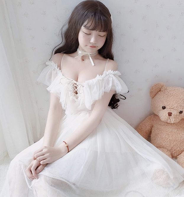 在庫処分大特価 レースのシフォンの花のワンピースの女の超妖精は痩身を見せますs 1xl ランキング１位受賞