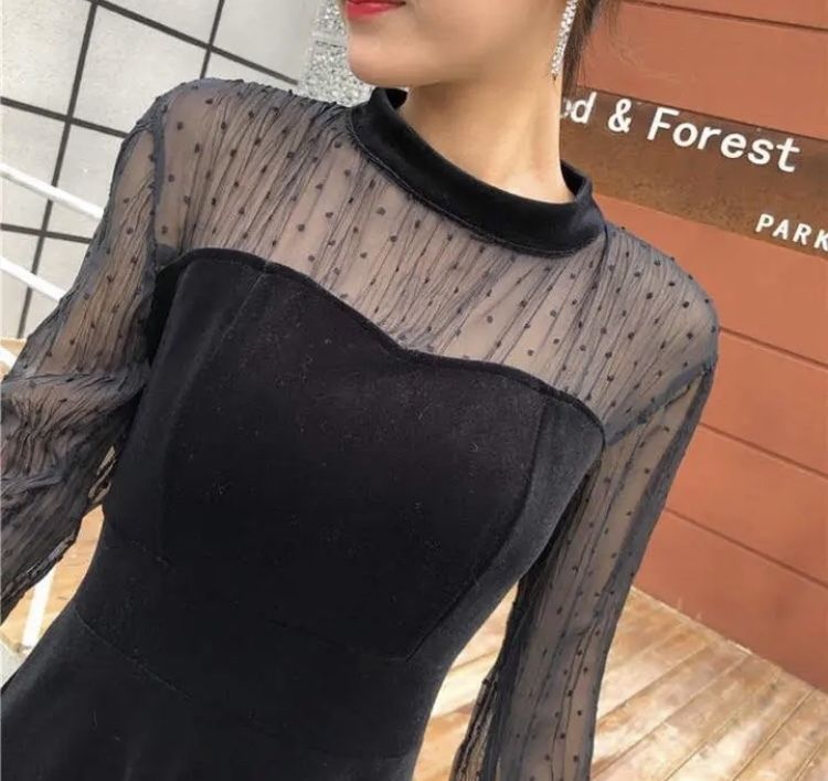 Mirichan様着用 シースルードット ドレスワンピ Fancy World