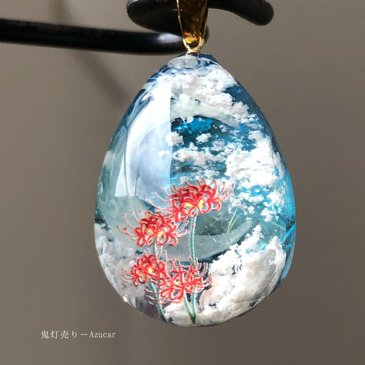 オルゴナイト 球体 くも No.13