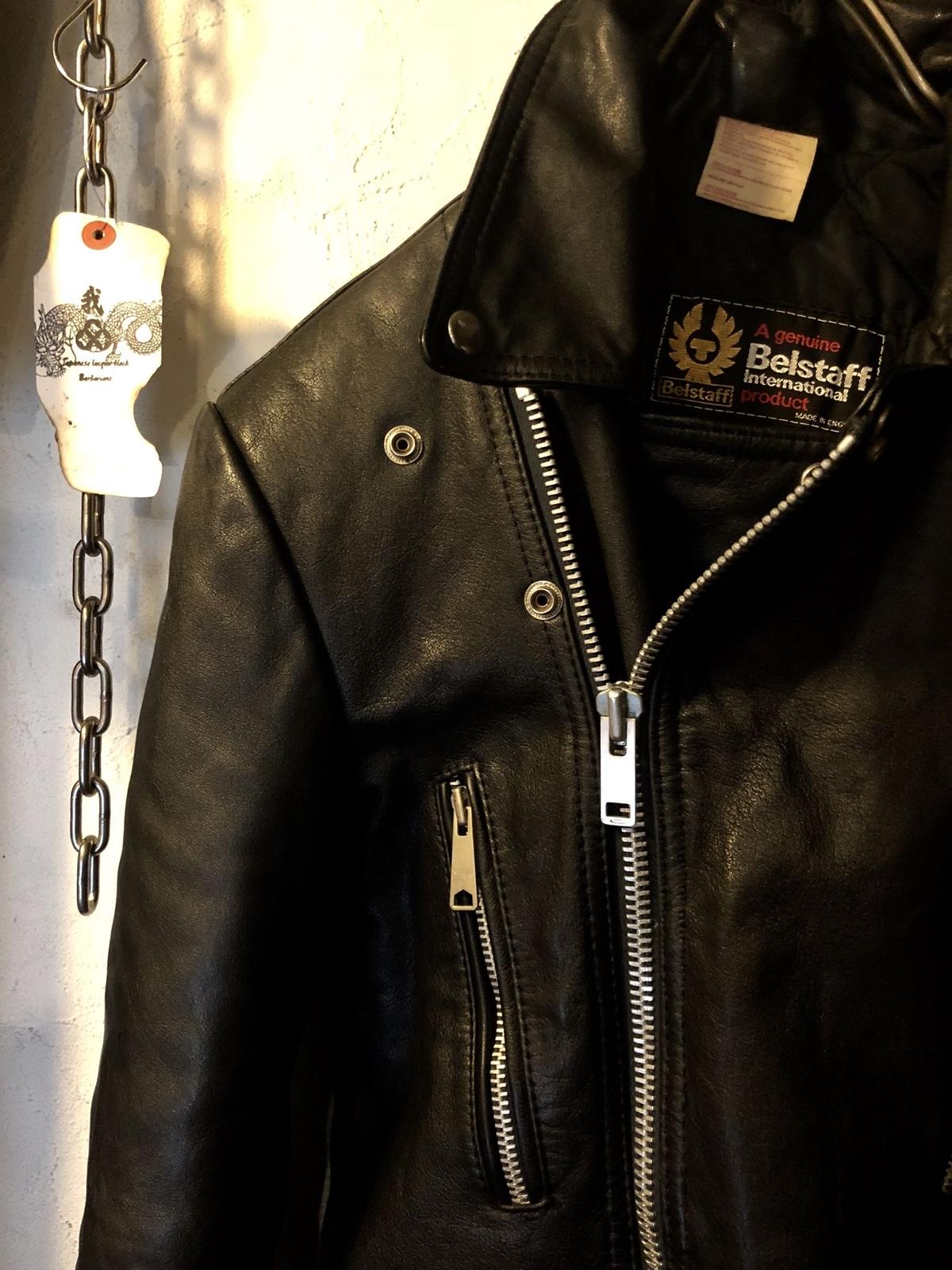 日本初の SP古着 ベルスタッフ ライナー付 ライダースジャケット 春物
