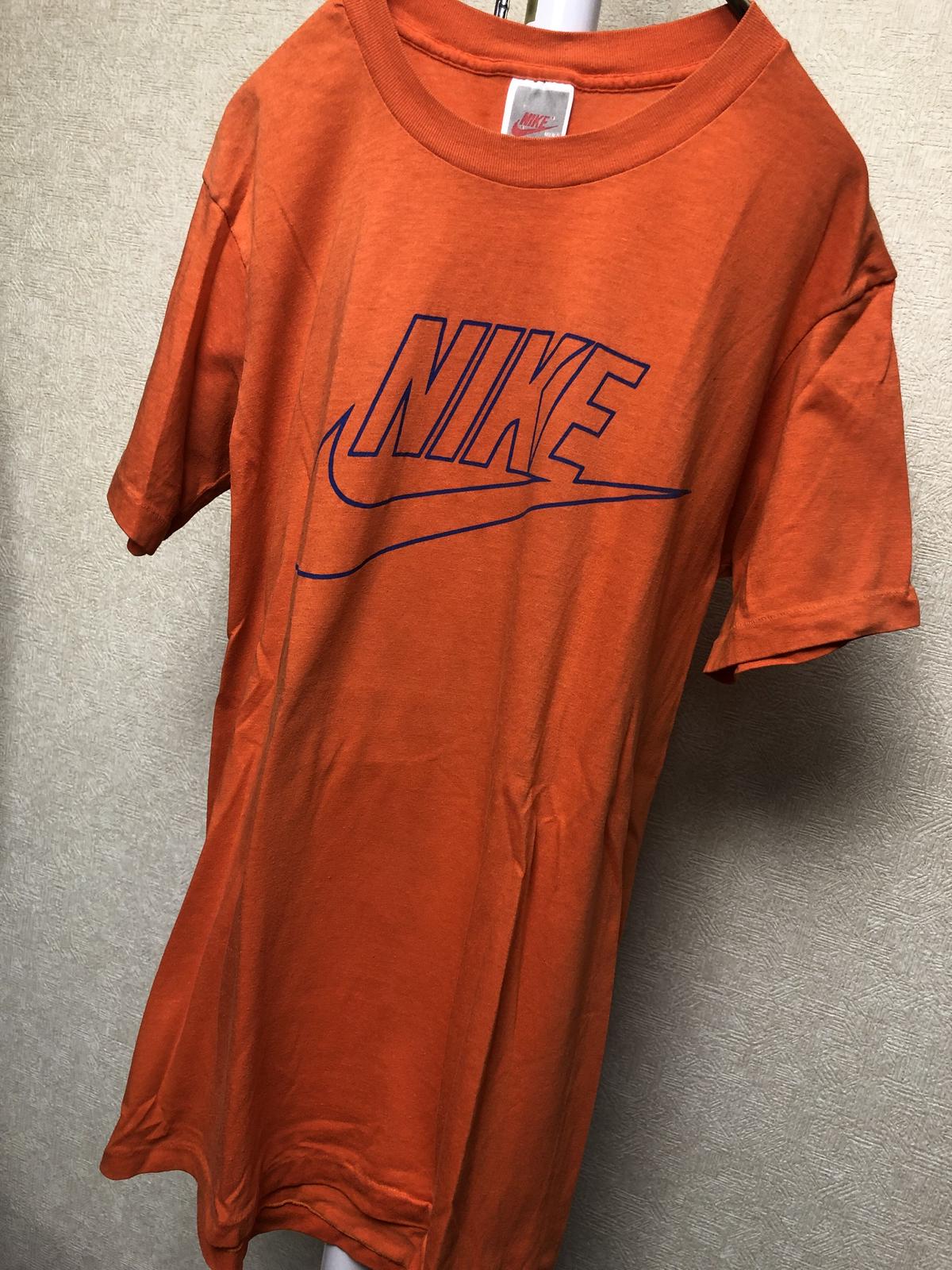 U.S.A.製赤タグエイティーズ目玉黄金サイズ〉80年代U.S.A.製NIKE Tee