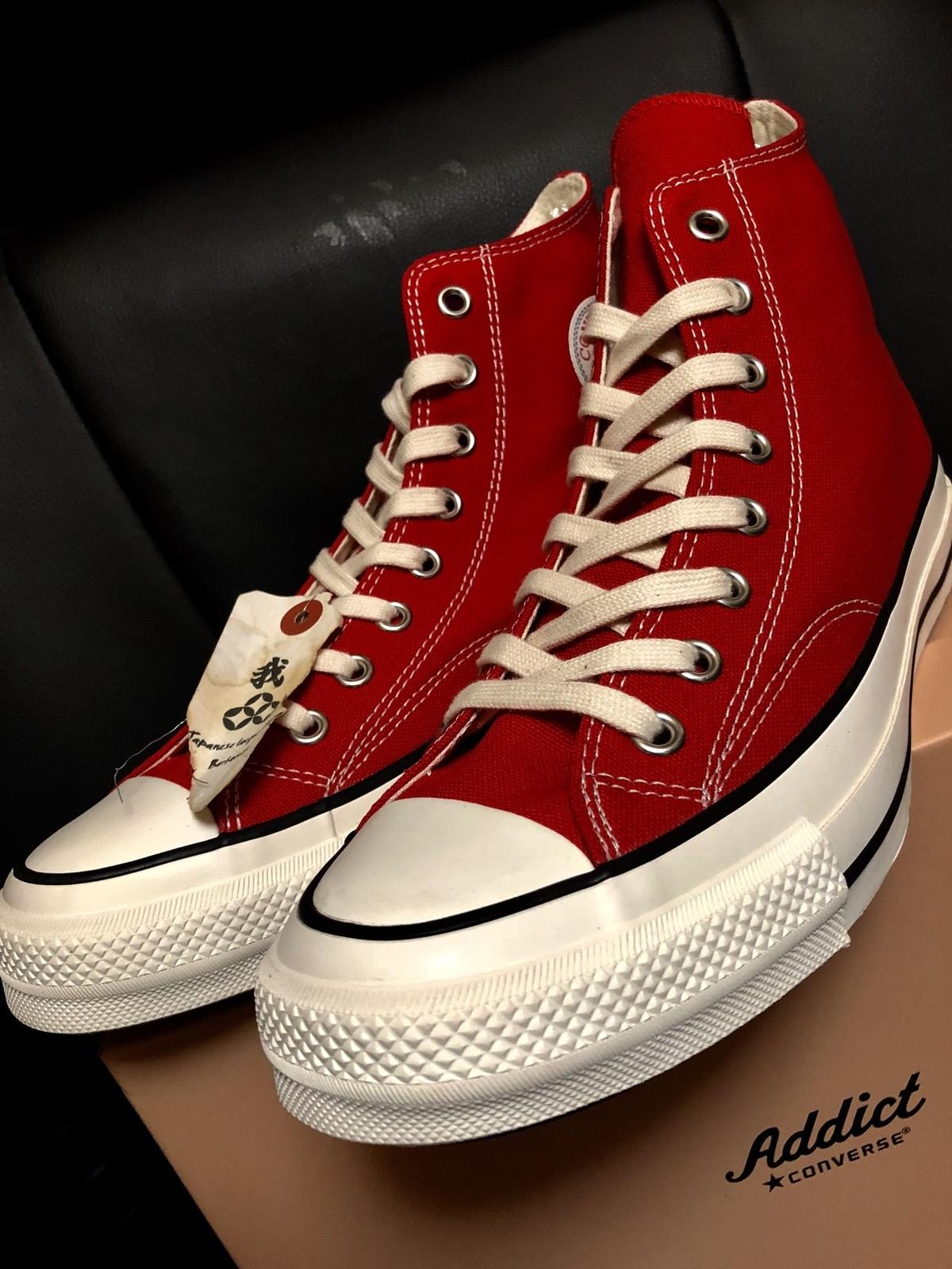 CONVERSE Addict 2018秋モデル 初登場レッドカラー Chuck Taylor CONVERSE Addict 2018秋モデル 初登場レッドカラー Chuck Taylor