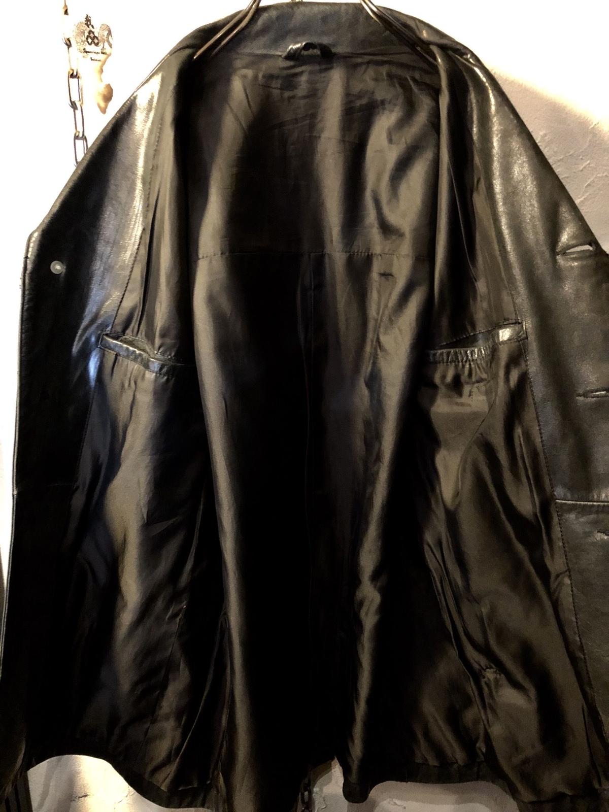 90,s Unknown LEATHER Half-coat美品スペシャルプライス | 我妻屋...