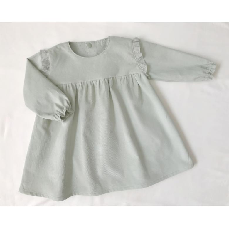 肩フリルヨークワンピース 1 ダウンロード型紙 Baby Kids Handmade