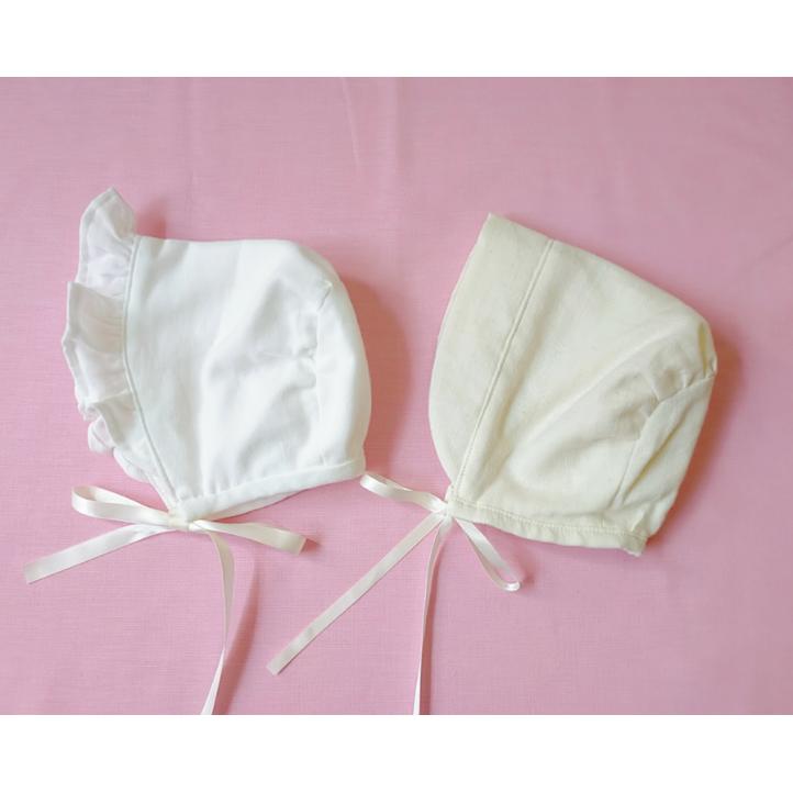 ベビーボンネット 50 70 ダウンロード型紙 Baby Kids Handmade