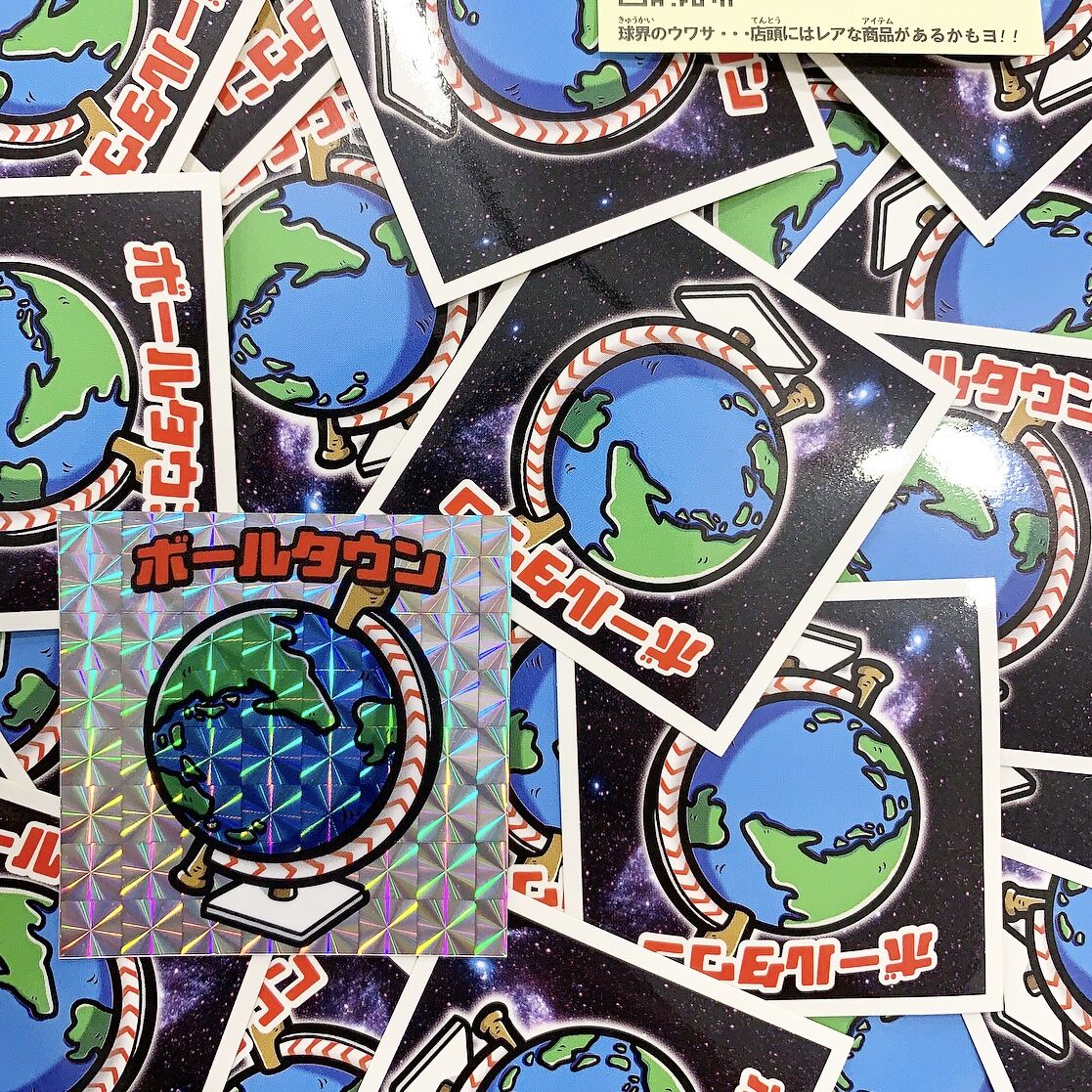 BALL TOWN ステッカー BALL TOWN