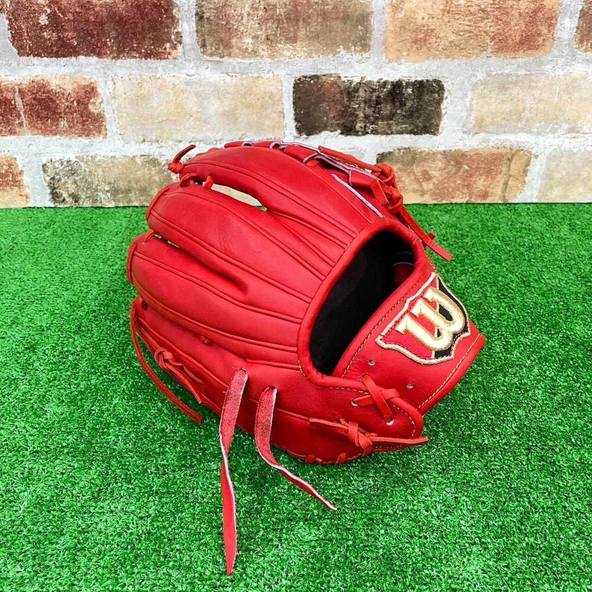 【Wilson】ウイルソン 硬式グローブ WBW10052 33型 投手兼内野用 お得に購入 投手用 / 硬式グローブ ウイルソン (高校野球対応)】 【型付け無料付き グローブ