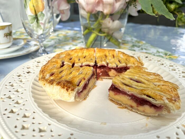 ベイカーズスクエアのストロベリールバーブパイのレシピ