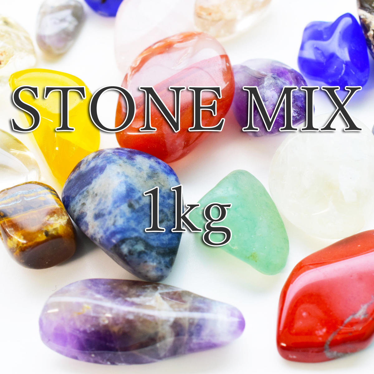 ★一周年記念★感謝の390円♡【ミックス天然石パワーストーンさざれ石】❤️ ☆一周年記念☆感謝の390円♡【ミックス天然石パワーストーンさざれ石